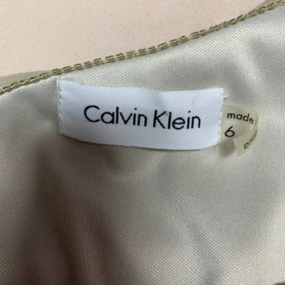 Calvin Klein One Shoulder Evening Dress - Picture 6 of 6